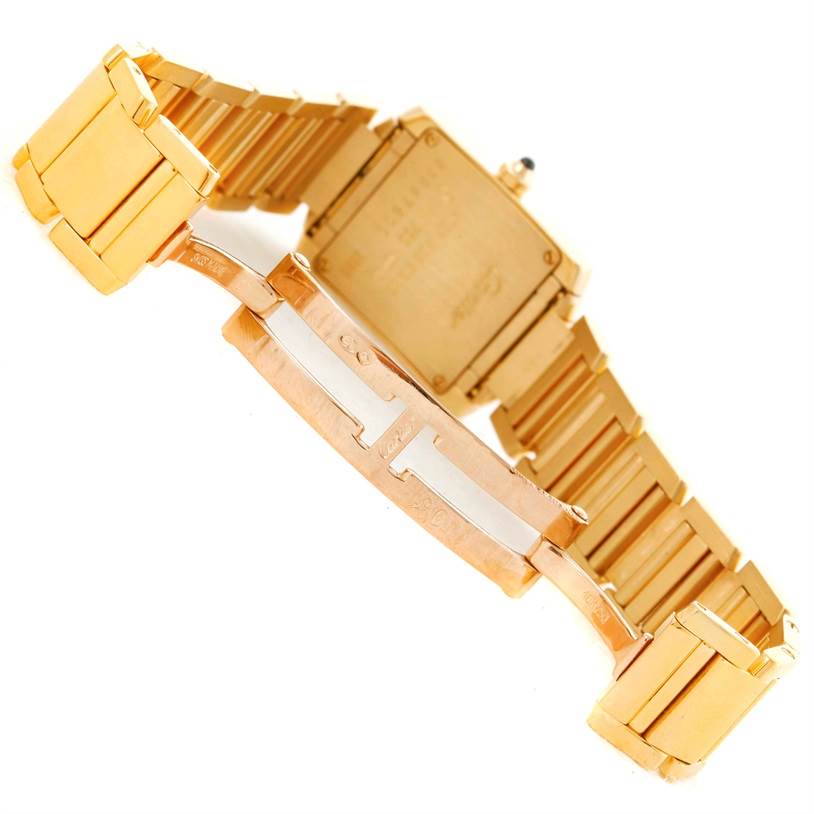 Cartier Tank Francaise Small 18k Yellow Gold Quartz Watch W50002N2 ...