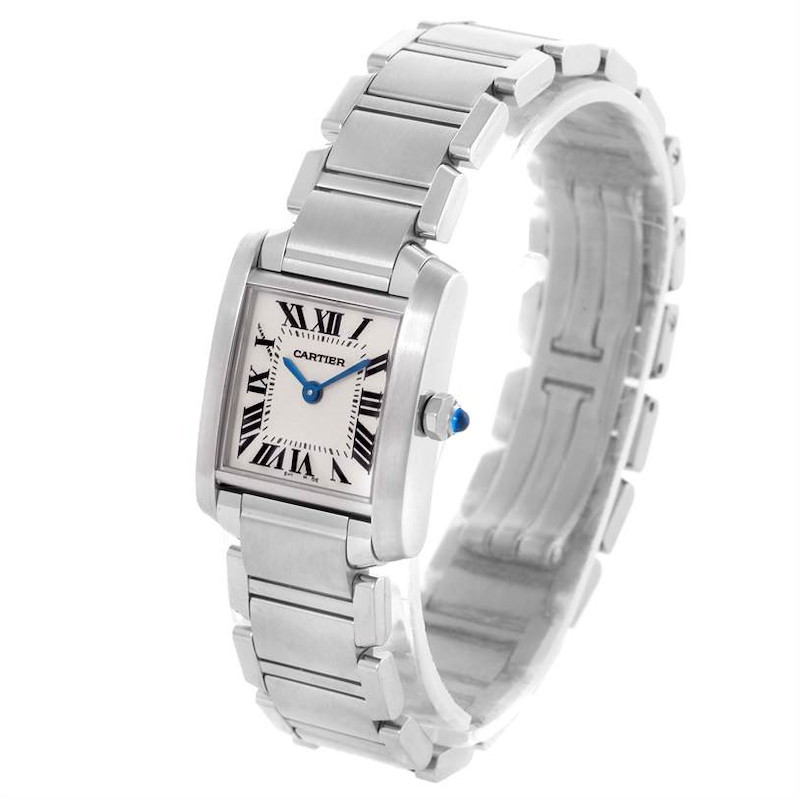 Cartier Tank Francaise Women's Quartz Watch W51008Q3 SwissWatchExpo