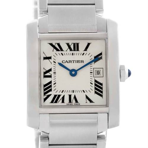 Photo of Cartier Tank Francaise Midsize Ladies Steel Quartz Watch W51011Q3