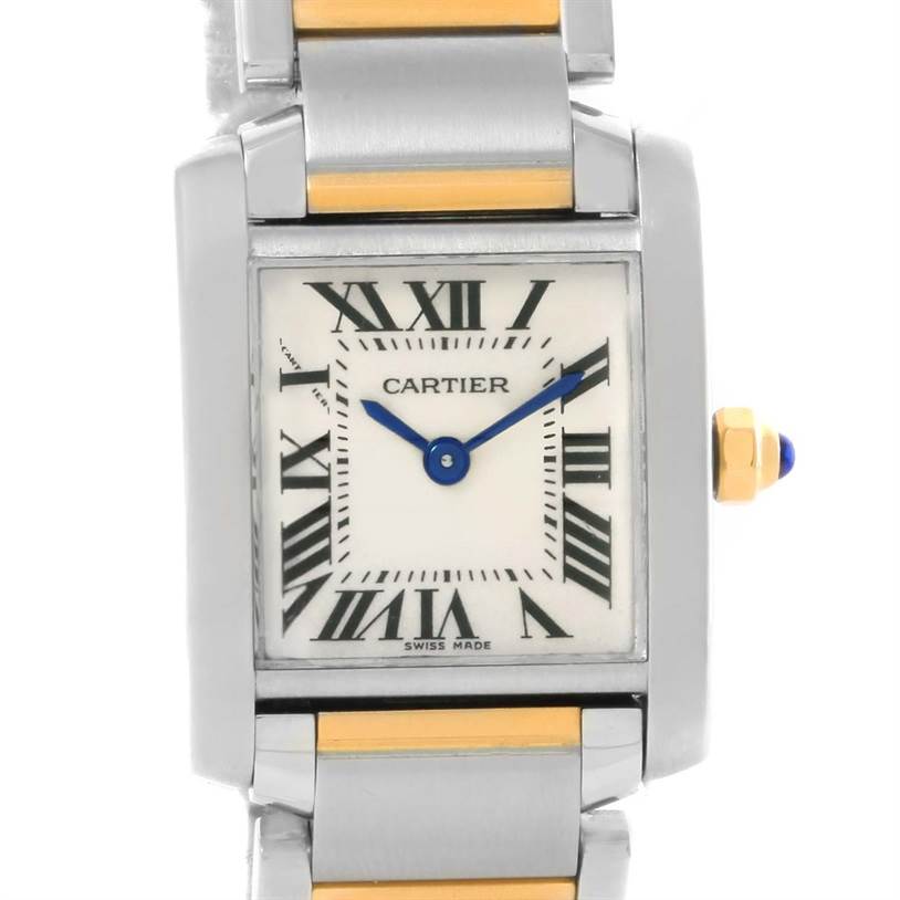 Cartier Tank Francaise Womens Steel Yellow Gold Quartz Watch W51007Q4 ...
