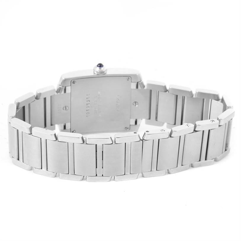 Cartier Tank Francaise Midsize Silver Dial Steel Ladies Watch WSTA0005 ...