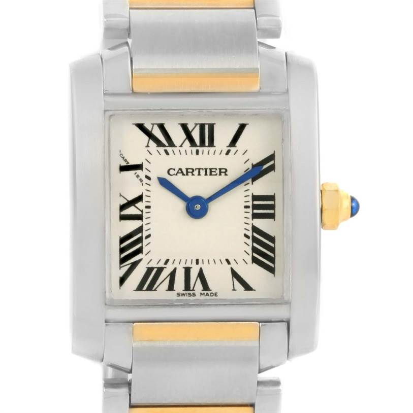 Cartier Tank Francaise Steel Yellow Gold Watch W51007Q4 Box Papers ...