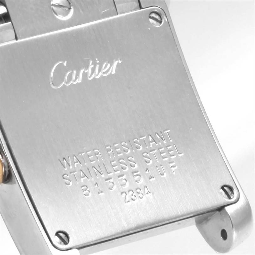 Cartier Tank Francaise Steel Yellow Gold Watch W51007Q4 Box Papers ...