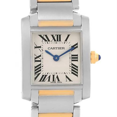 Photo of Cartier Tank Francaise Small Steel Yellow Gold Quartz Watch W51007Q4