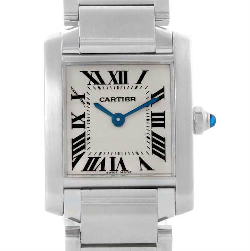 Photo of Cartier Tank Francaise Small Ladies Silver Dial Watch W51008Q3