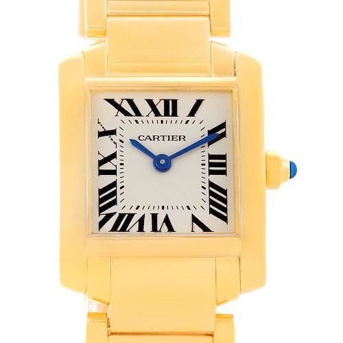 Photo of Cartier Tank Francaise Small 18k Yellow Gold Quartz Watch W50002N2