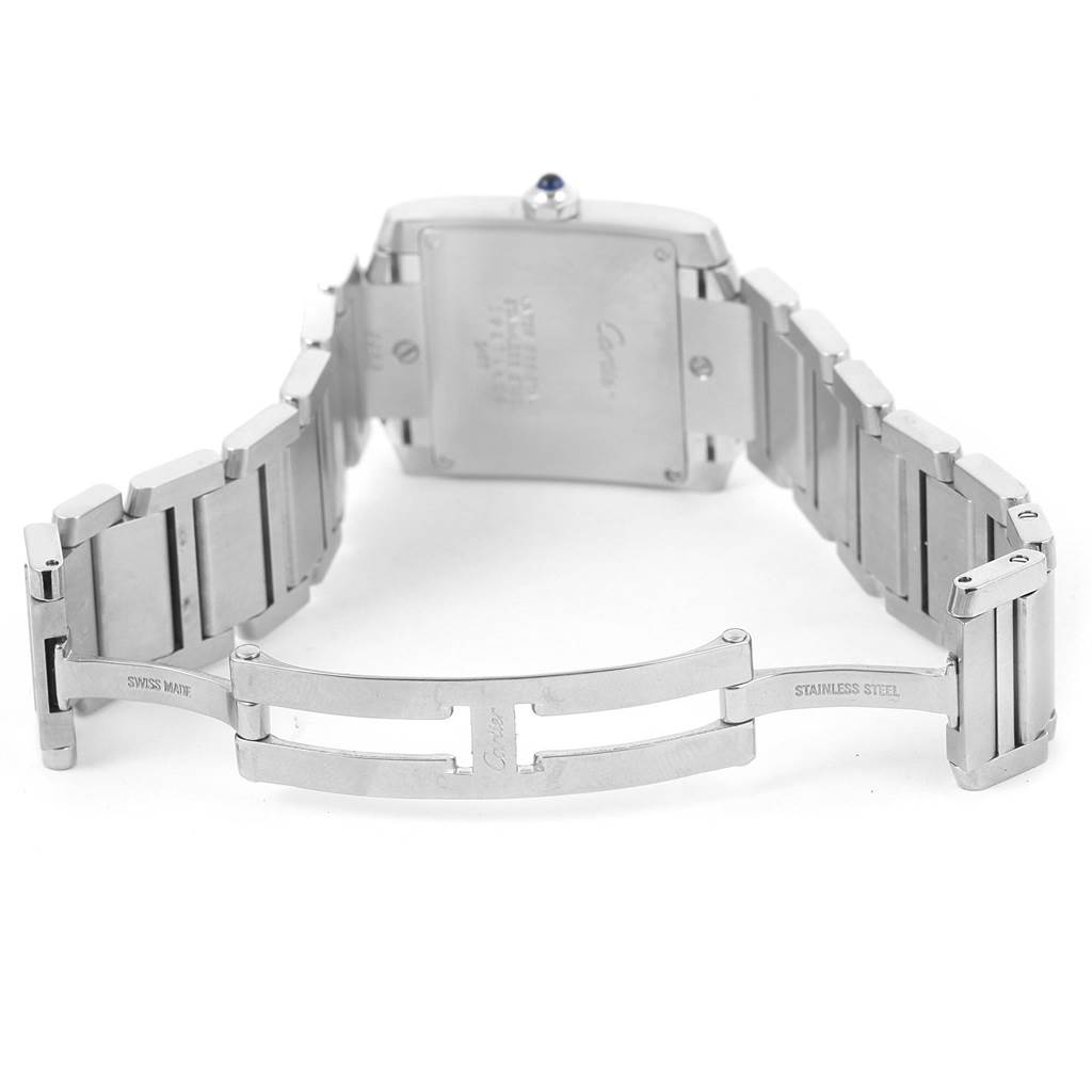 Cartier Tank Francaise Midsize Steel Ladies Watch W51011Q3 | SwissWatchExpo
