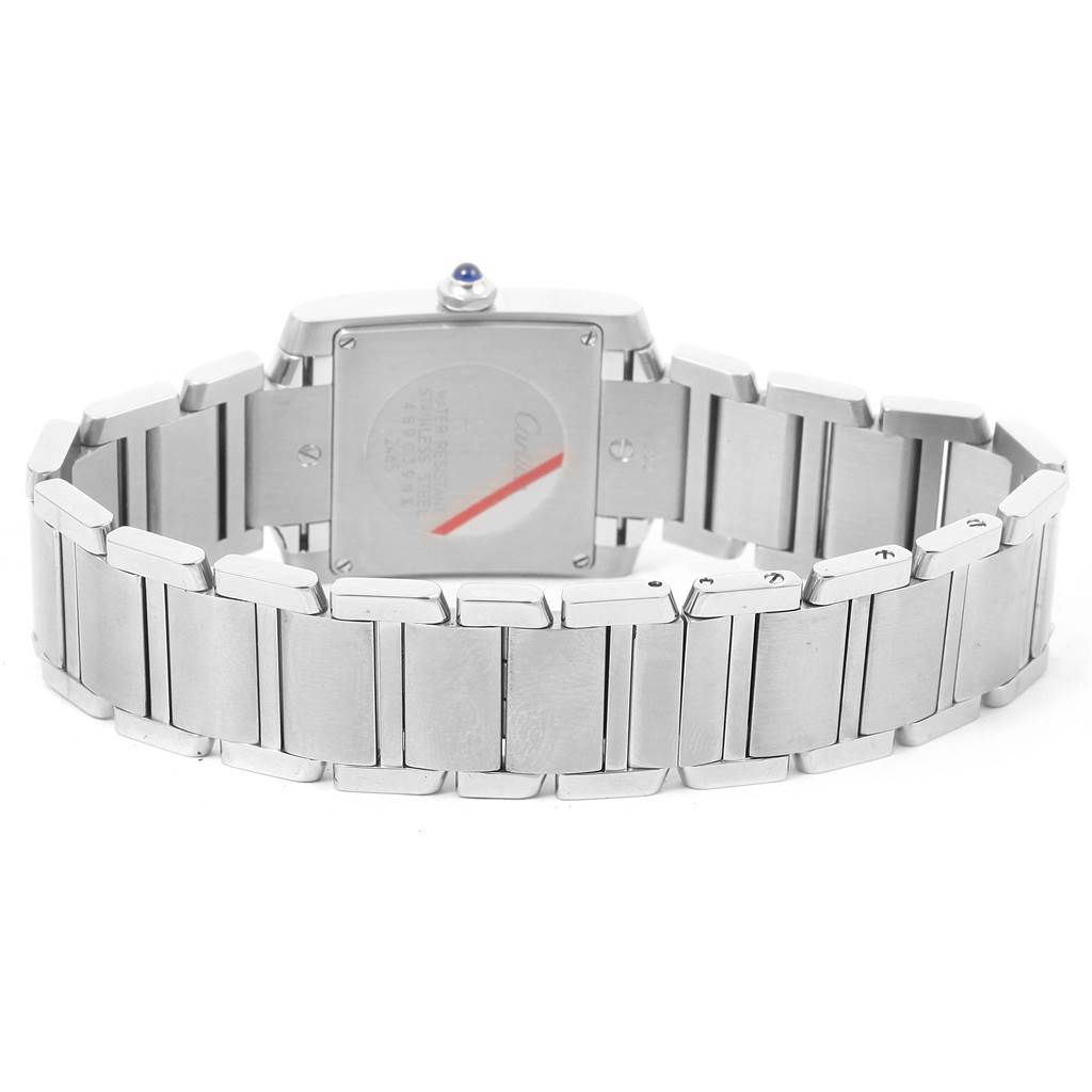 Cartier Tank Francaise Midsize Steel Ladies Watch W51011Q3 Box Papers ...