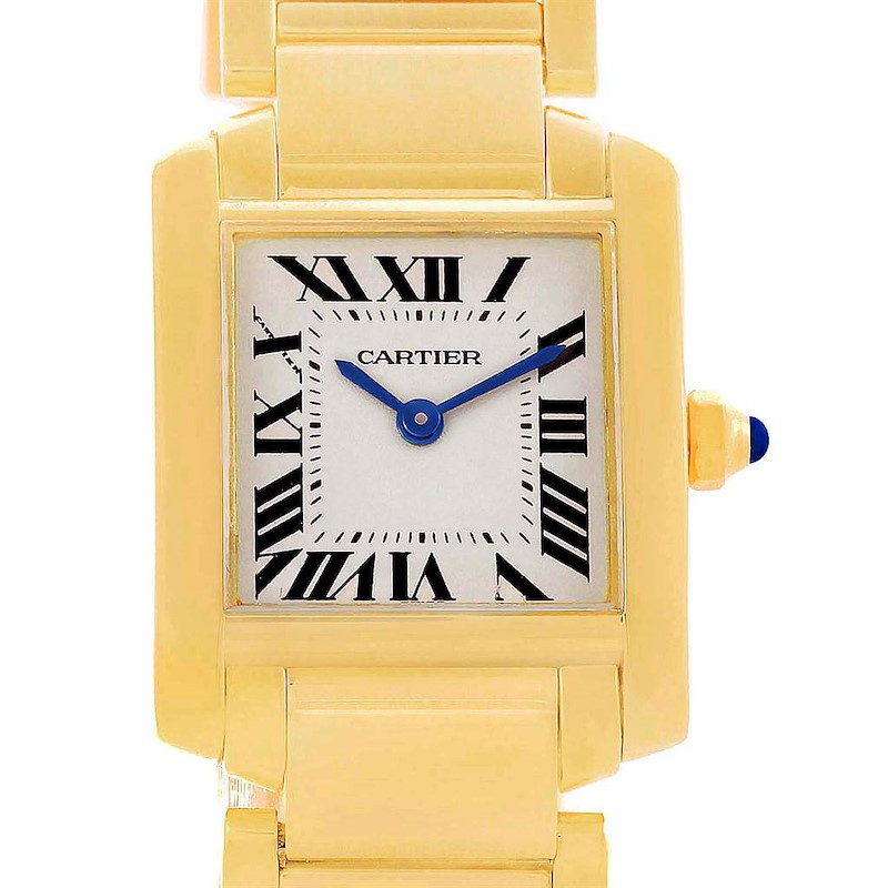 Cartier Tank Francaise Yellow Gold Quartz Ladies Watch W50002N2 SwissWatchExpo