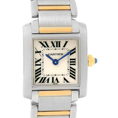 Photo of Cartier Tank Francaise Steel Yellow Gold Ladies Watch W51007Q4