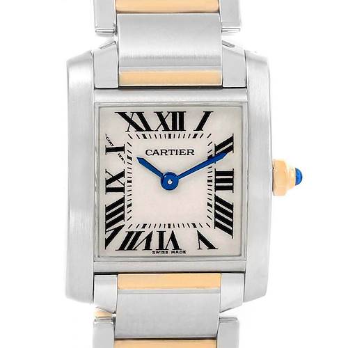 Photo of Cartier Tank Francaise Steel Yellow Gold Quartz Ladies Watch W51007Q4 Box Papers
