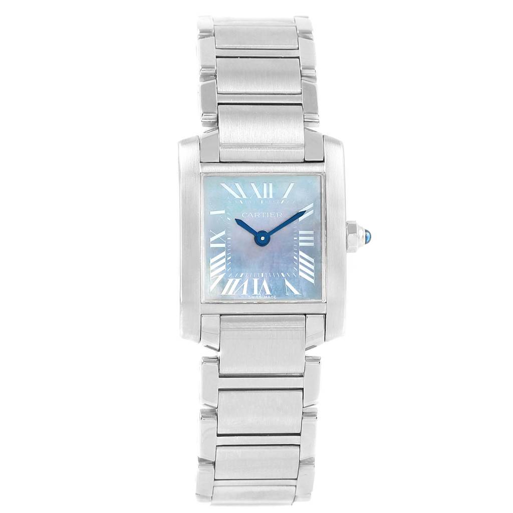 cartier blue tank