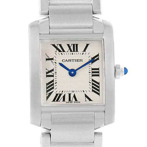 Photo of Cartier Tank Francaise Stainless Steel Small Ladies Watch W51008Q3