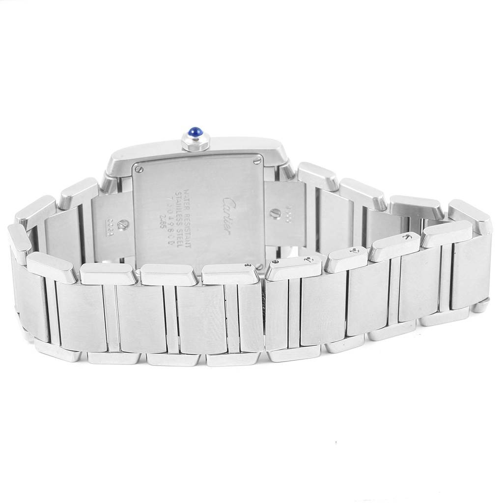 Cartier Tank Francaise Midsize Silver Dial Womens Watch W51011Q3 ...
