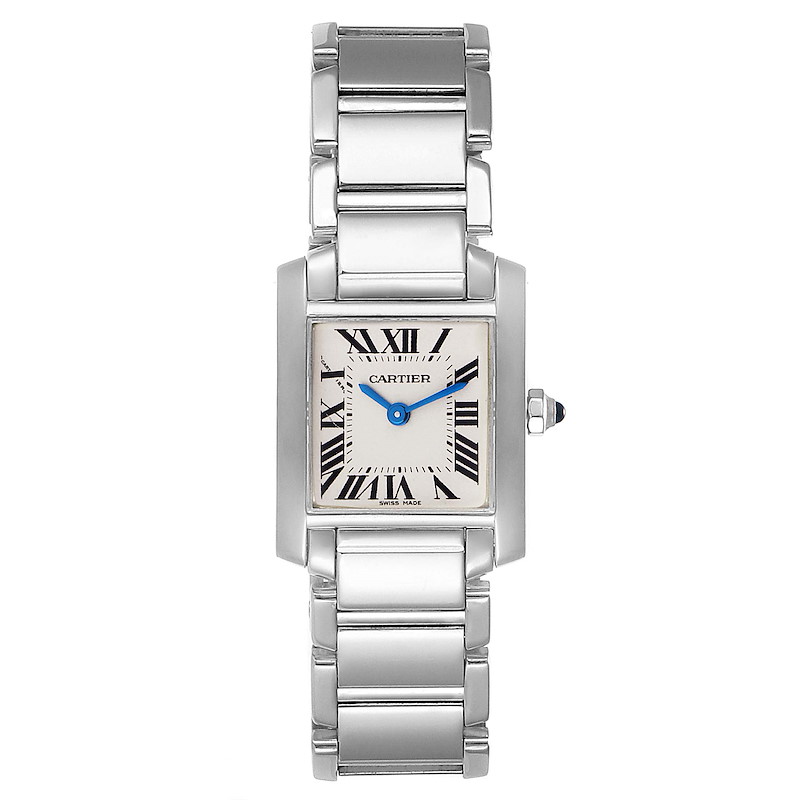 Cartier tank on sale francaise white gold