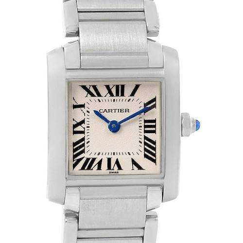 Photo of Cartier Tank Francaise Stainless Steel Ladies Watch W51008Q3 Box