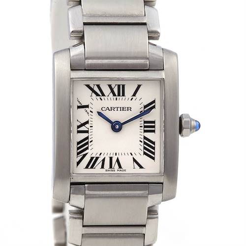 Photo of Cartier Tank Francaise Ladies Small SS Watch W51008q3