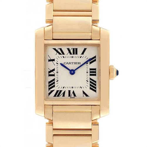 Photo of Cartier Tank Francaise Midsize 18K Yellow Gold Ladies Watch W50003N2