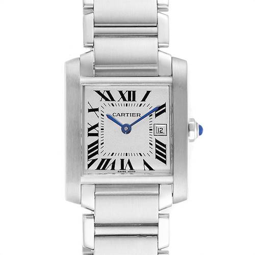 Photo of Cartier Tank Francaise Midsize Silver Dial Ladies Watch W51011Q3
