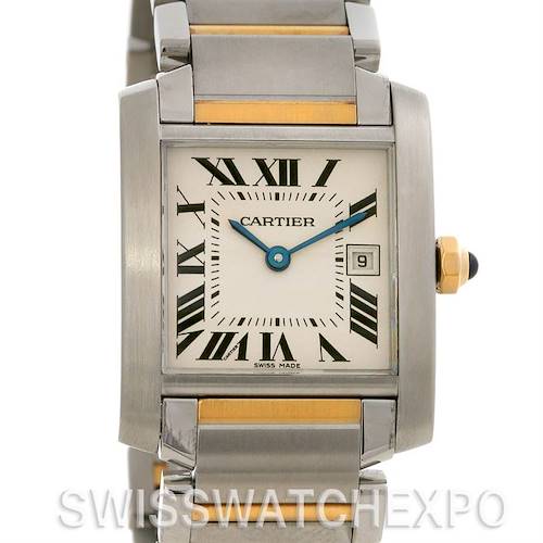 Photo of Cartier Tank Francaise Midsize Ss/18k y Gold W51012q4