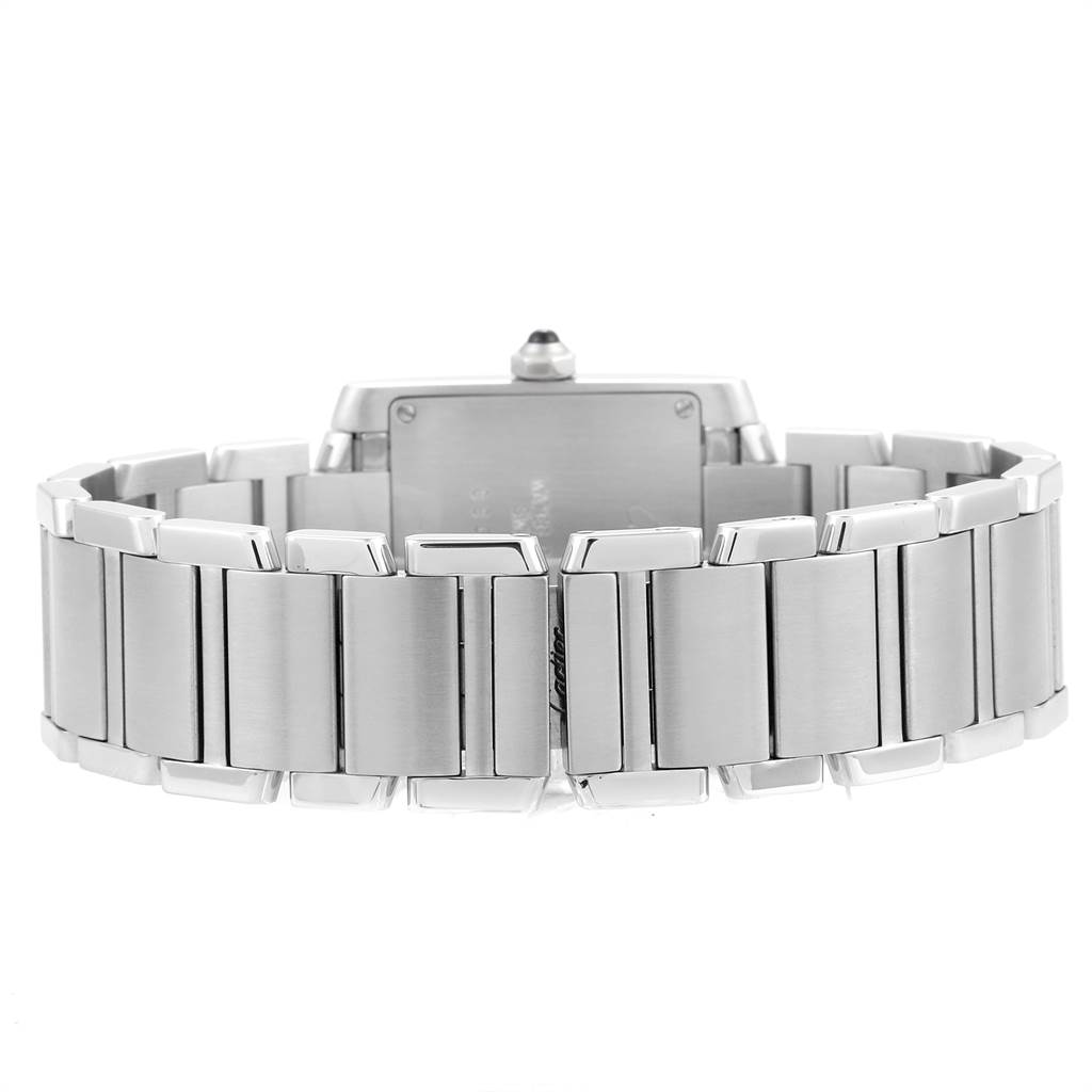 Cartier Tank Francaise Midsize Silver Dial Steel Ladies Watch WSTA0005 ...