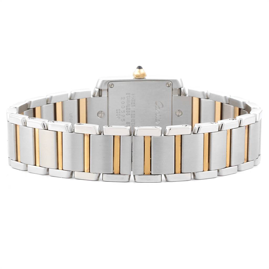 Cartier Tank Francaise Small Steel Yellow Gold Ladies Watch W51007Q4 ...
