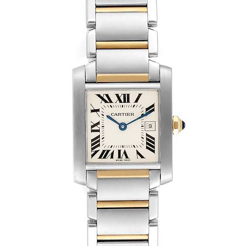 Photo of Cartier Tank Francaise Midsize Two Tone Ladies Watch W51012Q4