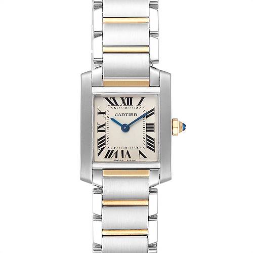 Photo of Cartier Tank Francaise Steel Yellow Gold Small Ladies Watch W51007Q4
