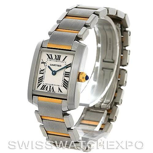 Cartier Tank Francaise Small SS and 18K Y Gold W51007Q4 SwissWatchExpo