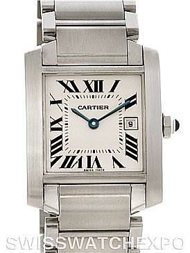 Photo of Cartier Tank Francaise Midsize Steel W51011Q3 Watch