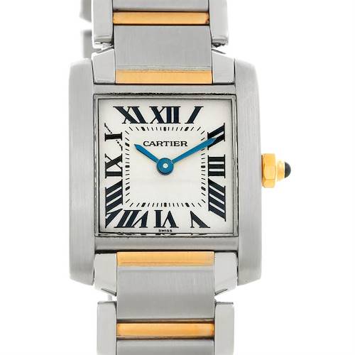 Photo of Cartier Tank Francaise Ladies Steel and 18k Gold W51007Q4