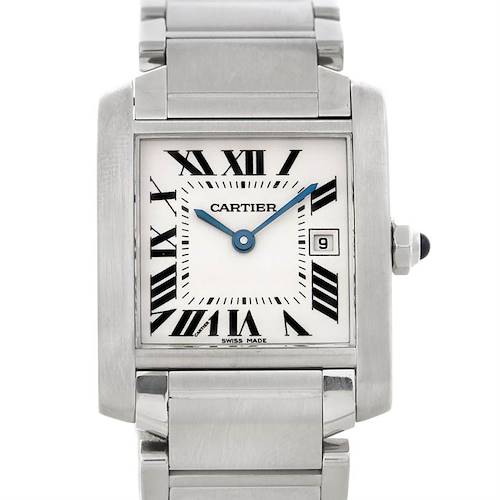 Photo of Cartier Tank Francaise Midsize Stainless Steel Watch W51011Q3