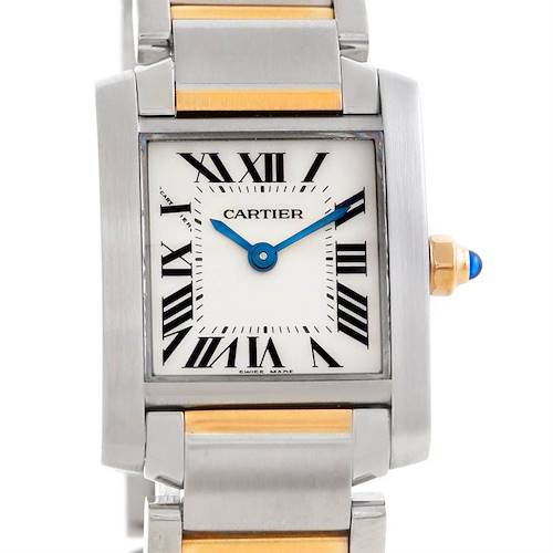Photo of Cartier Tank Francaise Ladies Steel and 18k Gold W51007Q4