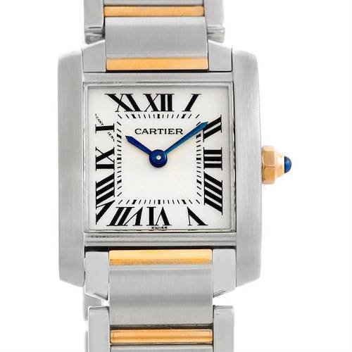 Photo of Cartier Tank Francaise Ladies Steel 18k Gold Watch W51007Q4