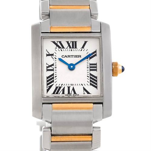 Photo of Cartier Tank Francaise Ladies Steel 18k Gold Watch W51007Q4