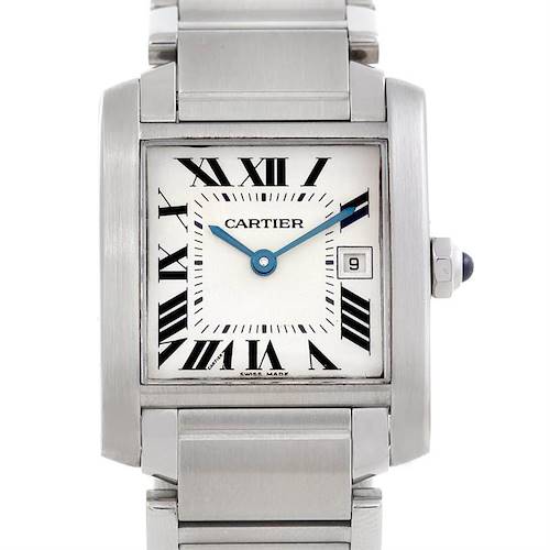 Photo of Cartier Tank Francaise W51011Q3 Midsize Stainless Steel Watch