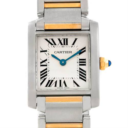 Photo of Cartier Tank Francaise Small Steel 18k Gold Watch W51007Q4