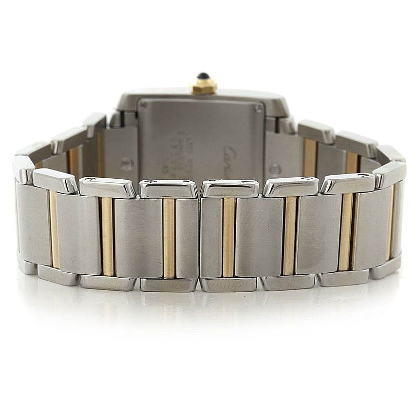 Cartier Tank Francaise Midsize Steel 18k Gold Watch W51012Q4 ...