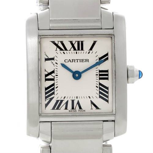 Photo of Cartier Tank Francaise Small Stainless Steel Watch W51008Q3
