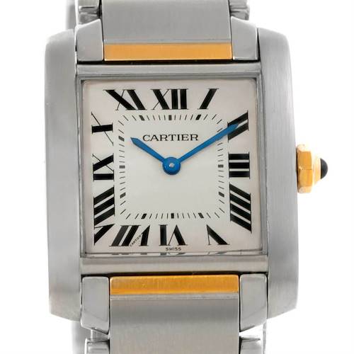 Photo of Cartier Tank Francaise Midsize Steel 18k Gold Watch W51006Q4