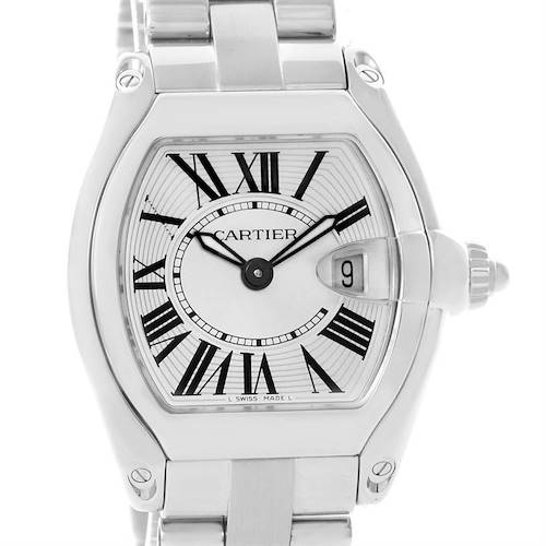 Photo of Cartier Roadster Silver Dial Ladies Stainless Steel Watch W62016V3