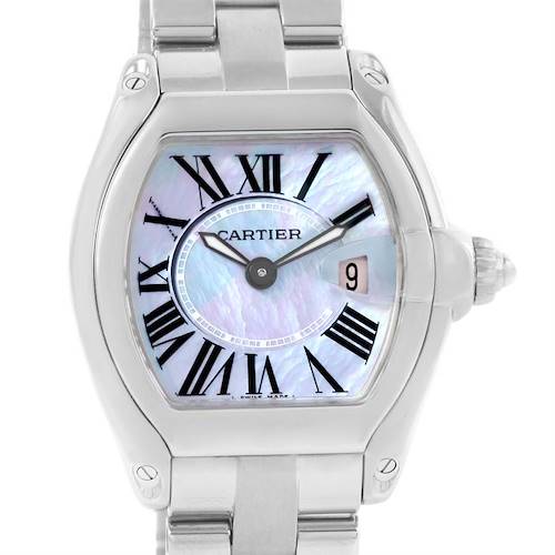 Photo of Cartier Roadster Purple Mother of Pearl Dial Ladies Watch W6206007