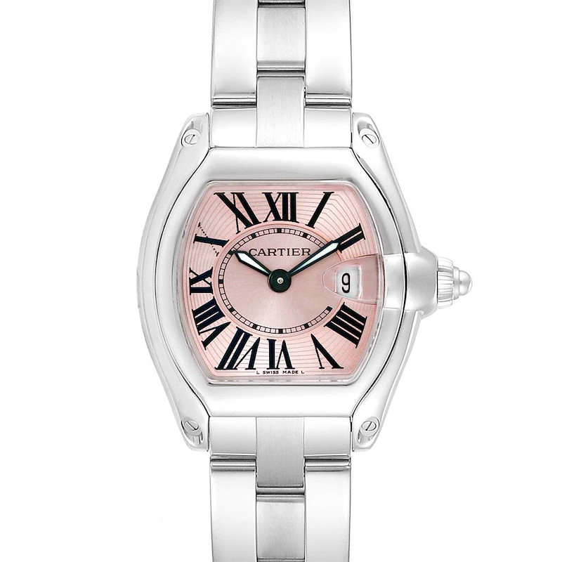 Cartier Roadster Pink Dial Small Model 
