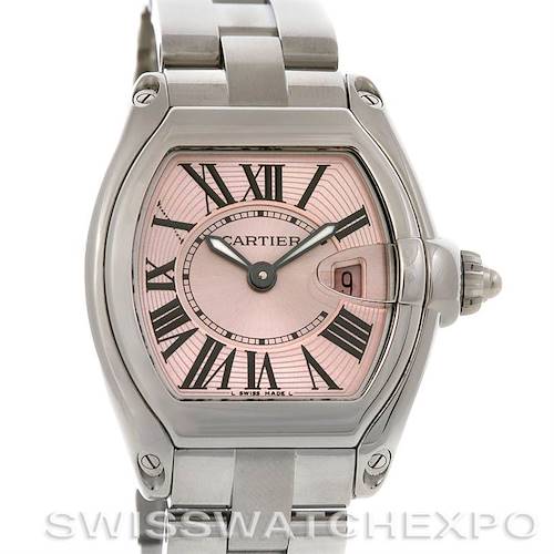 Photo of Cartier  Roadster Ladies Pink Dial Watch W62017V3