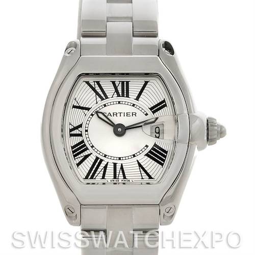 Photo of Cartier Roadster Ladies Stainless Steel Silver Dial Watch W62016V3