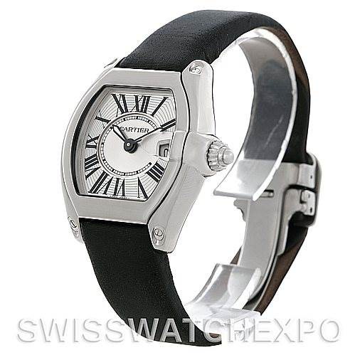 Cartier Roadster Ladies Steel Watch W62016V3 SwissWatchExpo