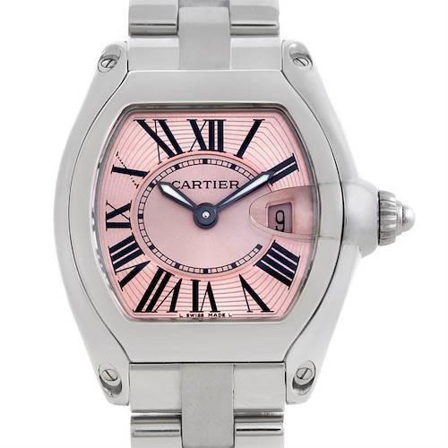 Photo of Cartier Roadster Ladies Pink Dial Watch W62017V3