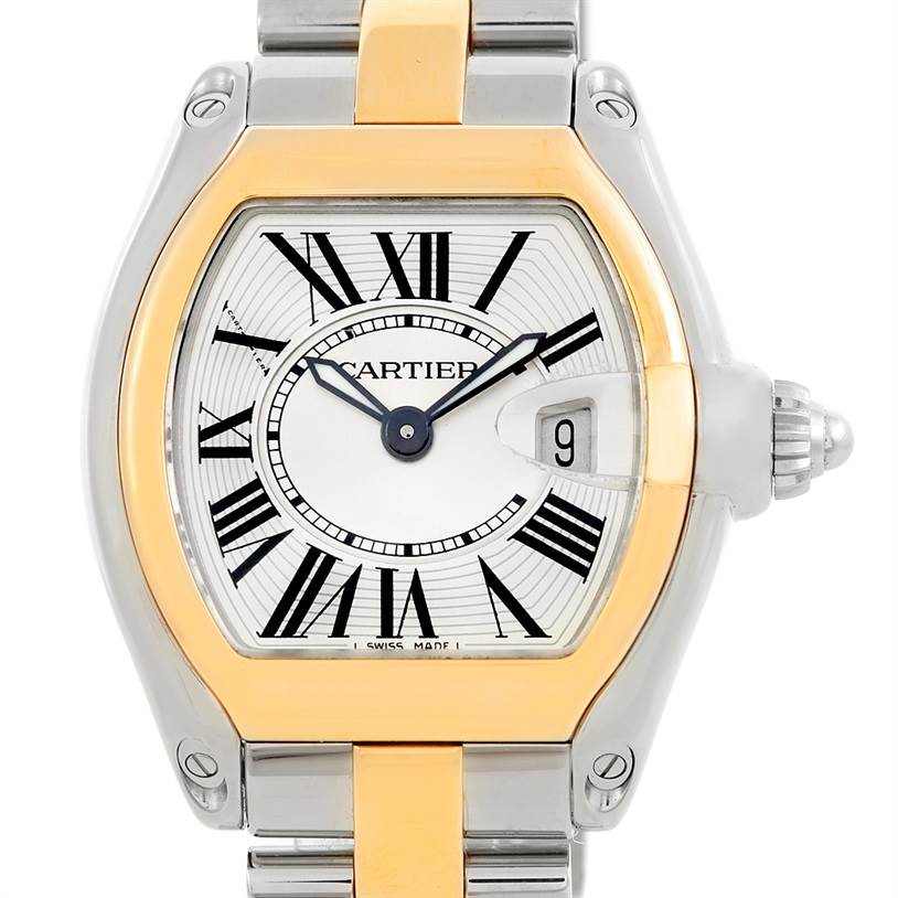 Cartier Roadster Ladies Steel Watch W62026Y4 | SwissWatchExpo