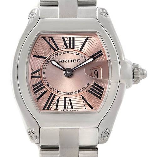 Photo of Cartier Roadster Ladies Pink Dial Watch W62017V3