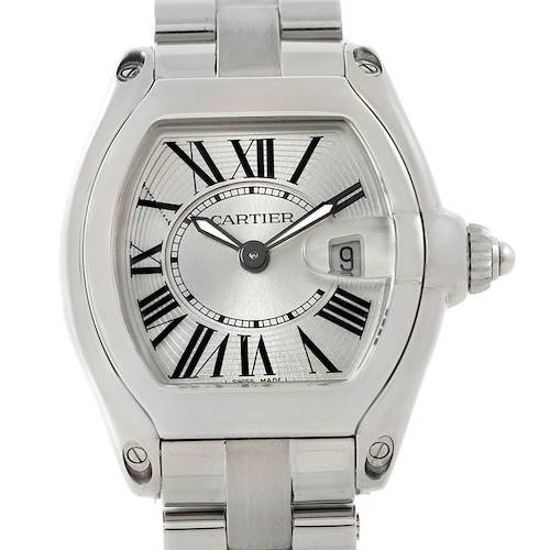 Photo of Cartier Roadster Ladies Steel Silver Dial Watch W62016V3
